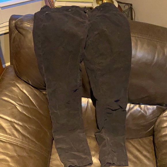 Black thin wale Jeggings - Picture 1 of 5